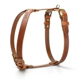 Hundegeschirr Maßanfertigung • Leder braun