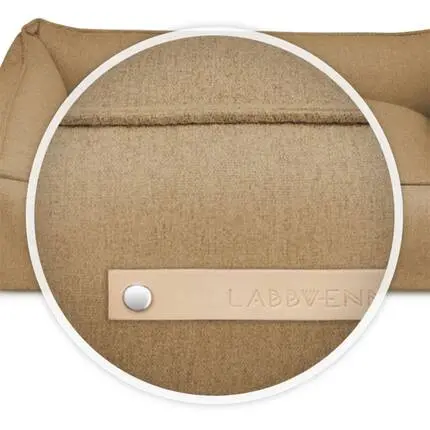 Labbvenn® Hundebett mit Rand MØVIK biscuit