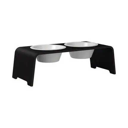 dogBar® M - Eiche dunkel mit Porzellan