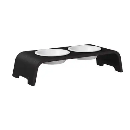 dogBar® S-large - Eiche dunkel mit Porzellan
