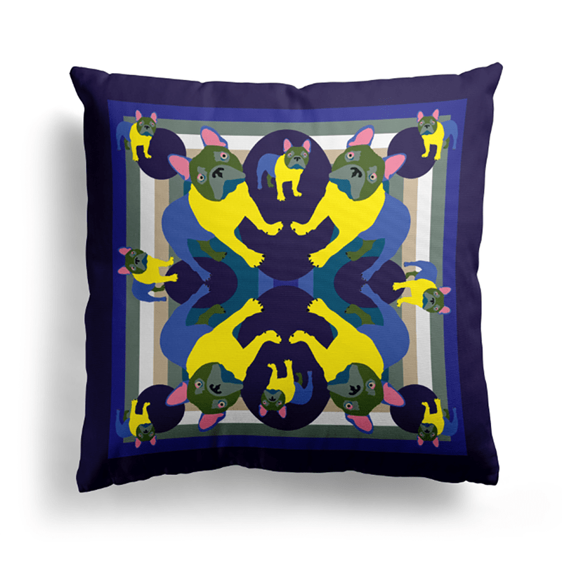 Baumwollstoff Stoff Mit FranzÃ¶sischer Bulldogge French Bulldog