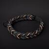 BRAIDY WOLF - Geflochtenes Lederhalsband