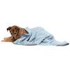 Kuscheldecke Fleece himmelblau, waschbar bei 95°C