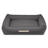 Labbvenn® Hundebett mit Rand MØVIK light anthracite