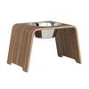 dogBar® Single M-large HPL Nussbaum mit Edelstahl