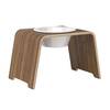 dogBar® Single M-large Nussbaum mit Porzellan