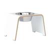 dogBar® Single M-large HPL weiß mit Edelstahl