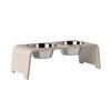 Original dogBar® Futterstation M Edelstahl • cashmere grey