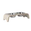 Original dogBar® Futterstation S large Edelstahl • cashmere grey