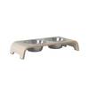 Original dogBar® Futterstation S Edelstahl • cashmere grey