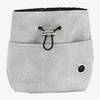 Leckerlibeutel mit Zugband und Karabiner SNACKER • glacier grey