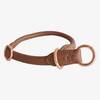 Zugstopp-Halsband aus Leder Student • cinnamon