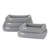 Hundebett orthopädisch hellgrau • Doctor Bark • waschbar bei 95°C