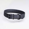 Halsband aus Korkleder, verstellbar • João All Black • schwarz