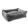 Classic Hundebett Samt GRAPHIT • GLAM