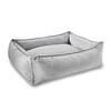 Classic Hundebett Samt SILVER • GLAM