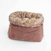 Hunde Kuschelnest SNUGGLE altrosa • Cord meets Faux Fur