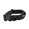 Breites Tactical Halsband mit Griff • gepolstert • schwarz