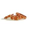 Premium Lederhalsband "Cognac"
