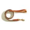 Hundeleine Tweed braun "Beech" mit Leder-Griffschlaufe