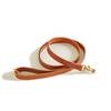 Premium Hundeleine aus Leder "Classic Cognac" • Handarbeit