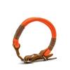 "NEONORANGE" | Tauhalsband aus Kletterseil mit Leder Adapter