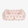 Design Hundebett 100% Baumwolle rosé • Kingston FLOWERS