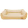 Hundebett orthopädisch • Kunstleder crème • FAMOUS