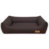 Hundebett orthopädisch • Kunstleder dunkelbraun • FAMOUS