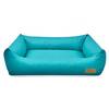 Hundebett orthopädisch • Kunstleder türkis • FAMOUS