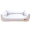 Hundebett orthopädisch • Kunstleder weiß • FAMOUS