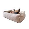 Kuscheliges Hundebett crème TEDDY • Laboni