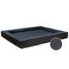 Orthopädisches Hundebett • Kunstleder graphit • COMPACT