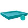 Orthopädisches Hundebett • Kunstleder türkis • COMPACT