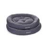 Anti-Stress Hundebett, waschbar 60 Grad • Hundenest grau