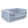 Luxus Hundesofa für kleine Hunde • GLAMOUR blue