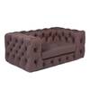 Luxus Hundesofa für kleine Hunde • GLAMOUR brown