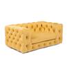 Luxus Hundesofa für kleine Hunde • GLAMOUR yellow