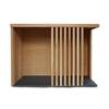 Sideboard-Hundebox • Eiche Massivholz