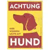Warnschild Dackel