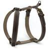 Gepolstertes Hundegeschirr Maßanfertigung • Leder dunkelbraun