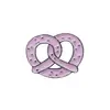 Hundehalsband-Anhänger ☆ Charm Brezel rosa
