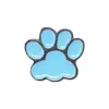 Hundehalsband-Anhänger ☆ Charm Pfote blau