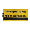 Leinen-Banderole 'Nicht anfassen' gelb