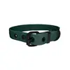 Wasserfestes Hundehalsband, verstellbar • WOOFLEX® Classic Hunting Green