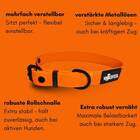 Wasserfestes Hundehalsband, verstellbar &bull; WOOFLEX&reg; Classic Sunset Orange