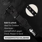 Wasserfestes Hundehalsband, verstellbar &bull; WOOFLEX&reg; Classic Phantom Black