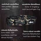 Wasserfestes Hundehalsband, verstellbar &bull; WOOFLEX&reg; Classic Woodland Camo