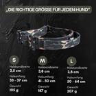 Wasserfestes Hundehalsband mit Griff &bull; WOOFLEX&reg; Tactical Woodland Camo