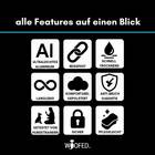 Tactical Halsband &bull; gepolstert + verstellbar &bull; Arctic Sky